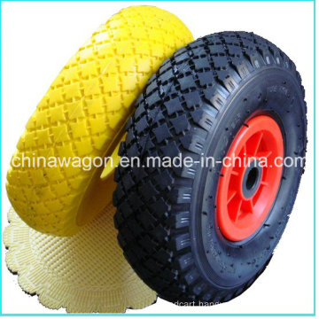 3.00-4 PU Solid Foam Tubeless Wheel for Wheelbarrow